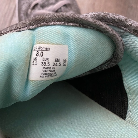 Vans Silver Floral Low Top Lace Up Sneakers 8 - Picture 8 of 8